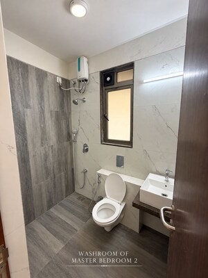 Bathroom in 3 BHK Apartment at Malad West – for Rent