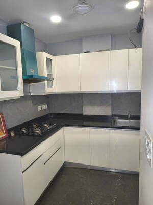 Kitchen in 3 BHK Builder Floor at Chittaranjan Park – for Rent