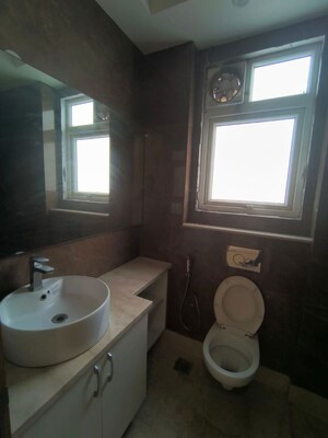 Bathroom in 3 BHK Builder Floor at Chittaranjan Park – for Rent