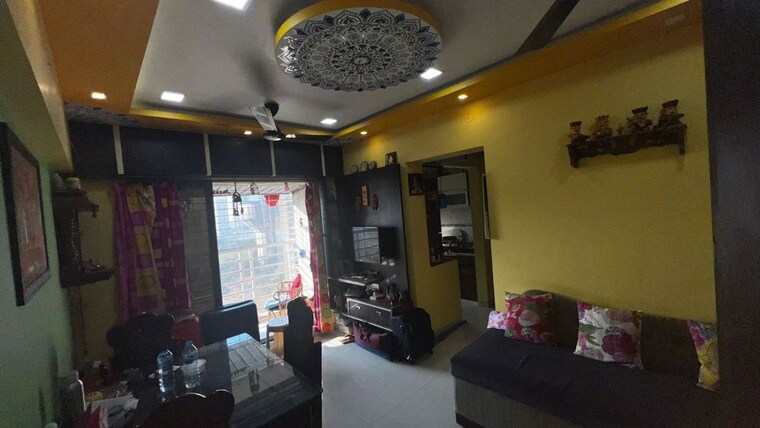 Living Room, sunshine-willows 2 Bedroom 1236 Sq.Ft. Apartment In Ghansoli Navi Mumbai 10703380