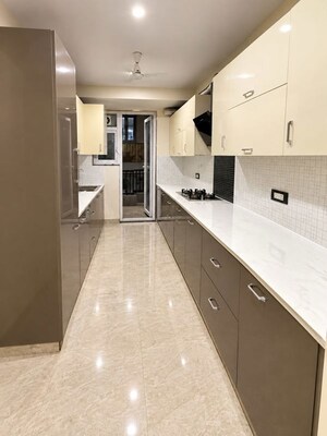 Kitchen in 3 BHK Builder Floor at Sector 15 – for Rent