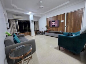 Living Room in 1 BHK Apartment at Versova – for Rent