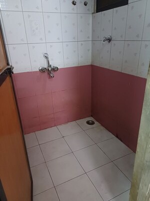 Bathroom in 1 BHK Apartment at Mahavir Sargam CHS, Ghansoli – for Rent