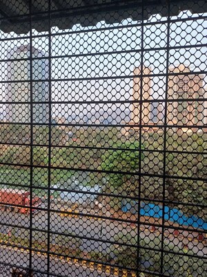 Balcony in 1 BHK Apartment at Mahavir Sargam CHS, Ghansoli – for Rent