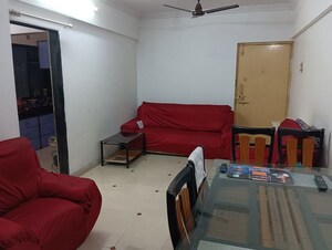Living Room in 2 BHK Apartment at Mahavir Heights Ghansoli, Ghansoli – for Rent