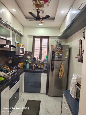Kitchen in 2 BHK Apartment at Mahavir Heights Ghansoli, Ghansoli – for Rent