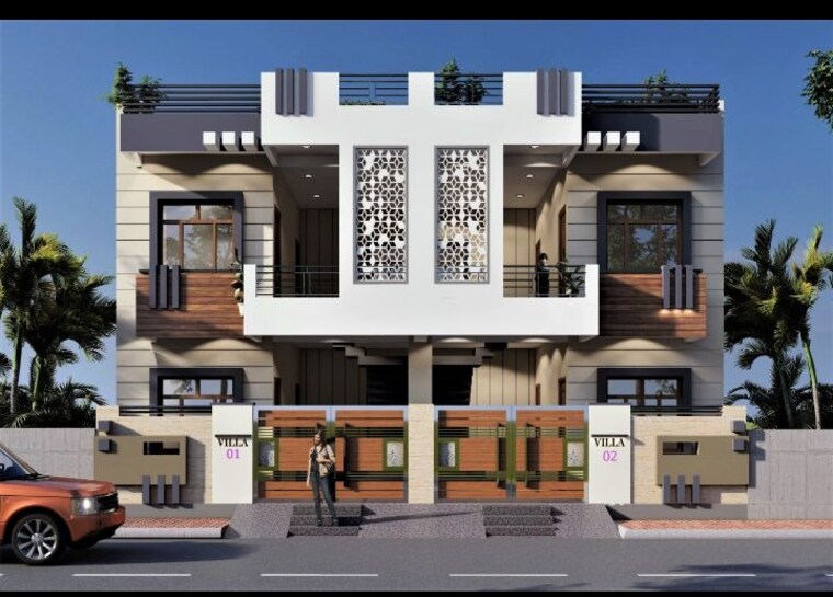 Exterior View, bijnor 3 Bedroom 1800 Sq.Ft. Independent House In Bijnor Lucknow 10703462