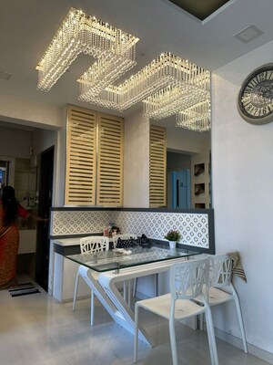 Bedroom in 2 BHK Apartment at Neelkanth Heights, Ghansoli – for Rent