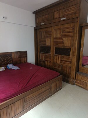 Bedroom in 3 BHK Apartment at Essen Shonest Towers, Wakad – for Rent