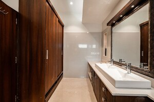 Bathroom in 5 BHK Villa at Swiss Towns, Devanahalli – for Rent