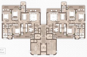 Floor Plan in 3 BHK Apartment at CRC Maesta, Sector 1 Greater Noida – for Sale