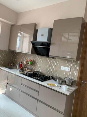Kitchen in 4 BHK Apartment at L&T Raintree Boulevard, Hebbal – for Rent