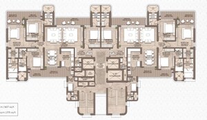 Floor Plan in 3 BHK Apartment at CRC Maesta, Sector 1 Greater Noida – for Sale