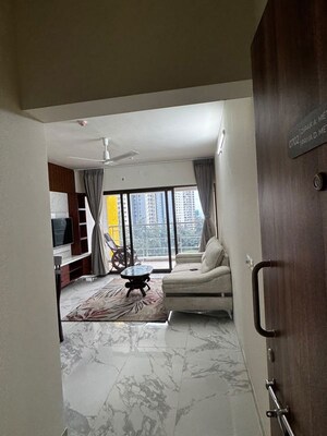 Living Room in 2 BHK Apartment at Bajaj Allianz House, Yerawada – for Rent