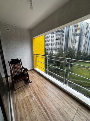 Balcony in 2 BHK Apartment at Bajaj Allianz House, Yerawada – for Rent