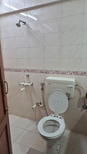 Bathroom in 2 BHK Apartment at Flower Valley Apartment, Wanowrie – for Rent