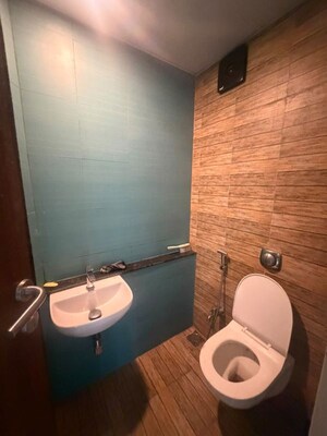 Bathroom in 1 BHK Apartment at Lodha Crown Quality Homes, Majiwada – for Rent
