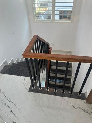 Staircase in 4 BHK Independent House at Mannuthy – for Sale