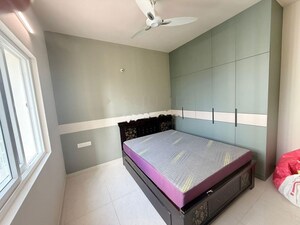 Bedroom in 3 BHK Apartment at Ramky One Harmony, Pragathi Nagar – for Rent