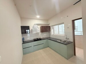 Kitchen in 3 BHK Apartment at Ramky One Harmony, Pragathi Nagar – for Rent
