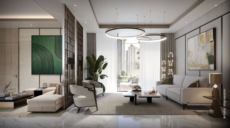 Living Room, m3m-capital 3 Bedroom 1665 Sq.Ft. Apartment In Sector 113 Gurgaon 10703781