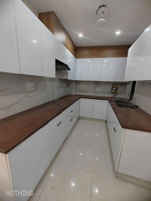 Kitchen in 3 BHK Builder Floor at Malviya Nagar – for Rent