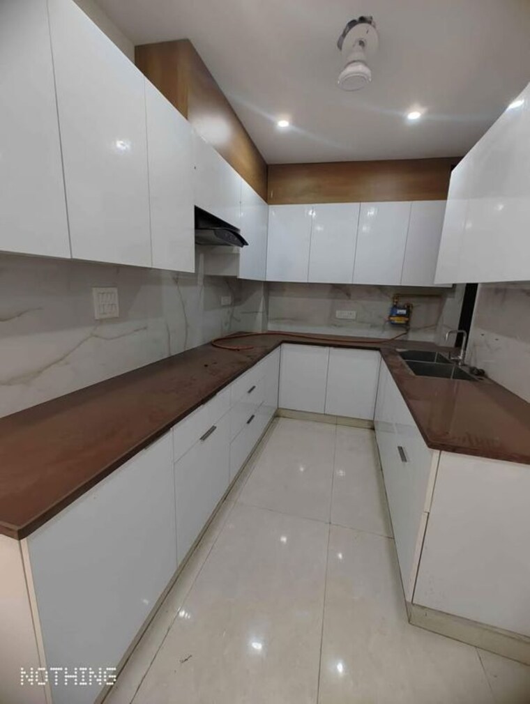 Kitchen, malviya nagar 3 Bedroom 150 Sq.Yd. Builder Floor In Malviya Nagar Delhi 10703773
