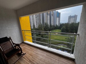 Balcony in 2 BHK Apartment at Paranjape Blue Ridge, Hinjewadi – for Rent
