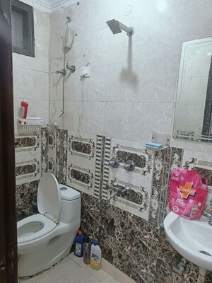 Bathroom in 2 BHK Builder Floor at Govindpuri – for Rent