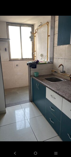 Kitchen in 3 BHK Apartment at Vishwanath Sarathya, Shela – for Rent