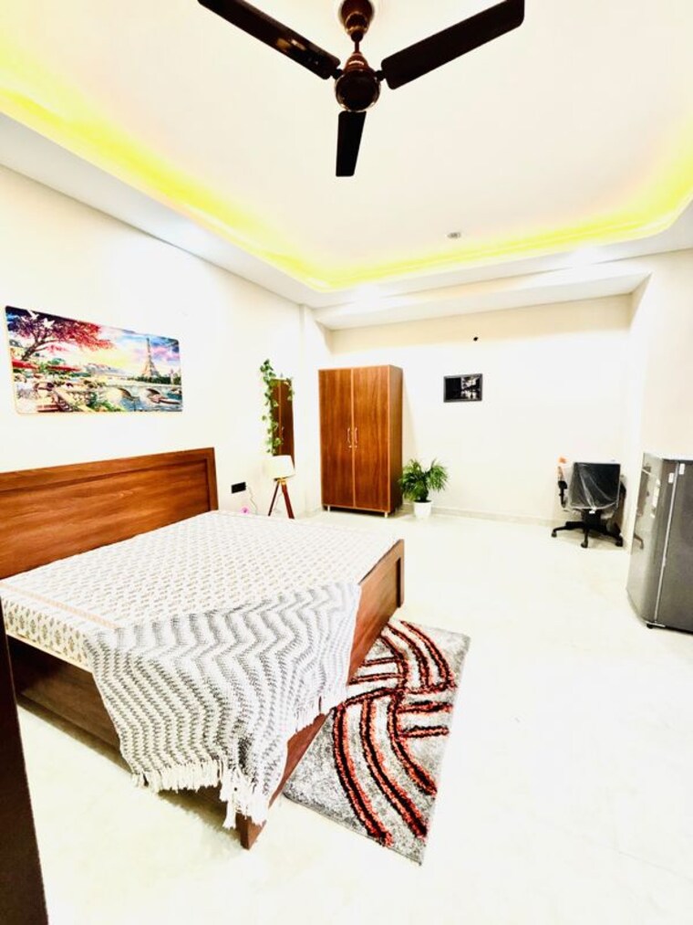 Bedroom, wazirabad 1 RK 500 Sq.Ft. Builder Floor In Wazirabad Gurgaon 10703822