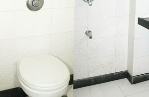 Bathroom in  Pg at Globe Heights, Goregaon East – for Rent