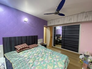 Bedroom in 2 BHK Apartment at Siddhi Highland Park, Kolshet Road – for Rent
