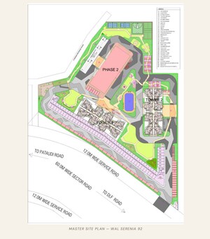 Master Plan in 3 BHK Apartment at Wal Serenia 92, Sector 92 – for Sale