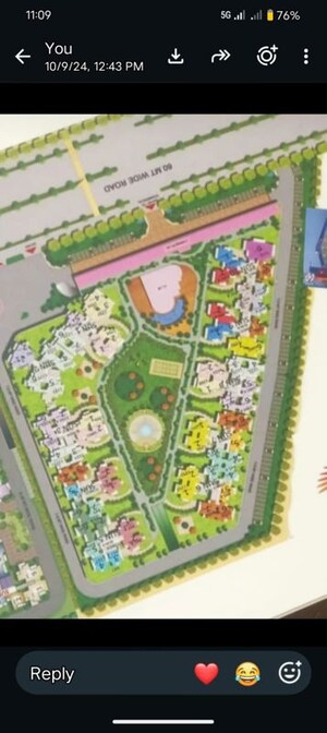 Master Plan in 3 BHK Apartment at Migsun Twiinz, Eta Ii Greater Noida – for Sale