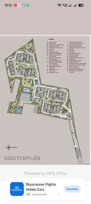 Master Plan in 2 BHK Apartment at DSR The Address, Dommasandra – for Sale