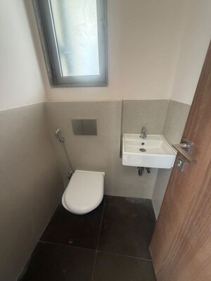 Bathroom in 1 BHK Apartment at Piramal Vaikunth, Balkum Pada – for Rent