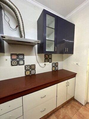 Kitchen in 2 BHK Builder Floor at Sheikh Sarai – for Rent