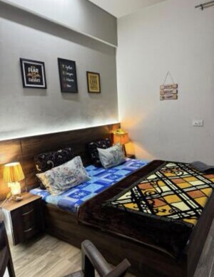 Bedroom in 1 RK Apartment at Paramount Golf Foreste Apartments, Zeta I Greater Noida – for Rent