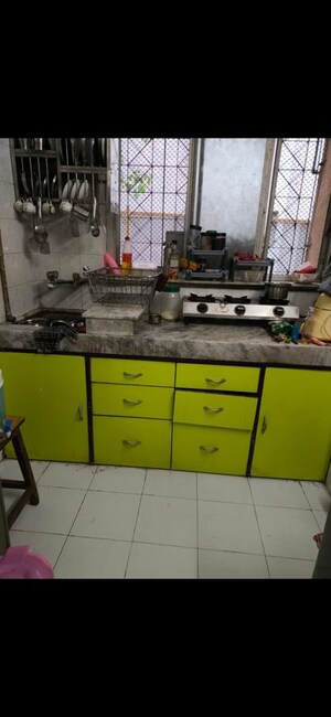 Kitchen in 1 RK Apartment at Ghantali CHS, Naupada – for Rent