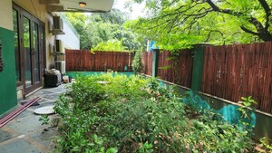 Balcony in 4 BHK Builder Floor at Shanti Niketan – for Rent