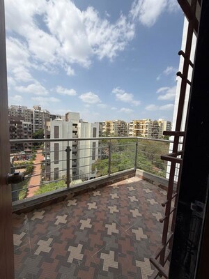 Balcony in 2.5 BHK Penthouse at Ramesh Hermes Heritage Phase 2, Shastrinagar – for Rent