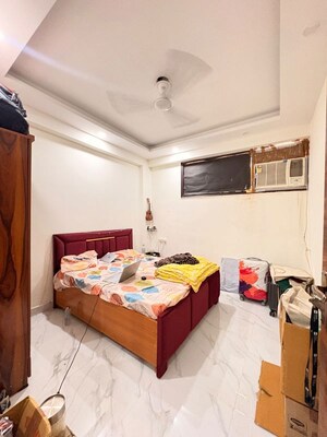 Bedroom in 2 BHK Builder Floor at Chattarpur – for Rent