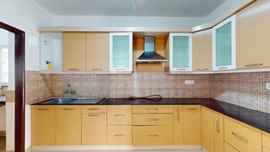 Kitchen in 3 BHK Apartment at Nagarjuna Aster Park, Yelahanka New Town – for Sale