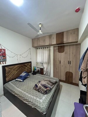 Bedroom in 1 BHK Apartment at Lodha Crown Quality Homes, Majiwada – for Rent