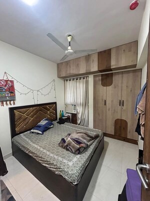 Bedroom in 1 BHK Apartment at Lodha Crown Quality Homes, Majiwada – for Rent