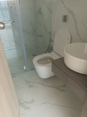 Attached Bathroom in 2 BHK Apartment at Aurum Q Islands, Ghansoli – for Rent