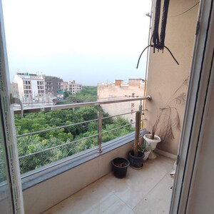 Balcony in 1 BHK Apartment at Palm Residency Chhatarpur, Chattarpur – for Rent