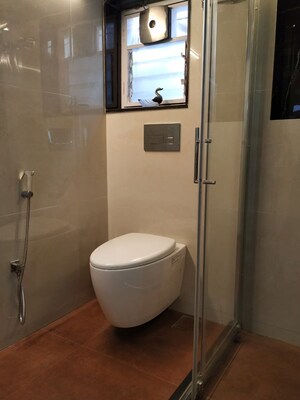 Bathroom in 1 BHK Apartment at Malad Apartment, Malad West – for Rent