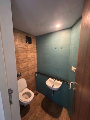 Bathroom in 1 BHK Apartment at Lodha Crown Quality Homes, Majiwada – for Rent